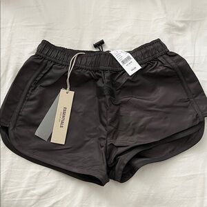 Essentials Fear of God Women's Dark Gray Athletic Shorts